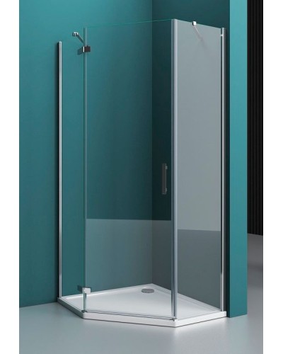 Душевой уголок BelBagno Kraft 90х90 KRAFT-P-1-90-C-Cr-L профиль Хром стекло прозрачное