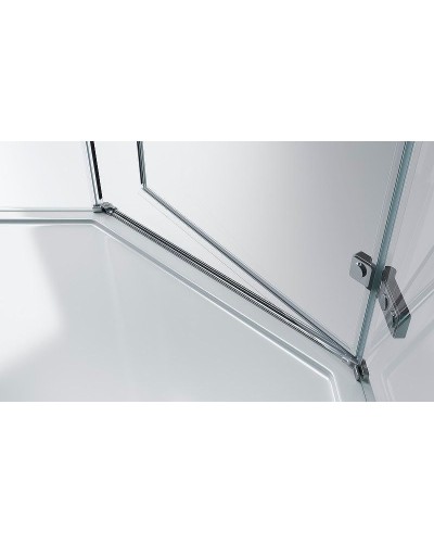 Душевой уголок BelBagno Kraft 80х80 KRAFT-P-1-80-C-Cr-L профиль Хром стекло прозрачное