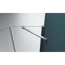 Душевой уголок BelBagno Kraft 100х100 KRAFT-P-1-100-C-Cr-R профиль Хром стекло прозрачное