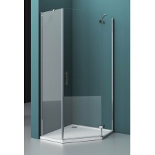 Душевой уголок BelBagno Kraft 90х90 KRAFT-P-1-90-C-Cr-R профиль Хром стекло прозрачное