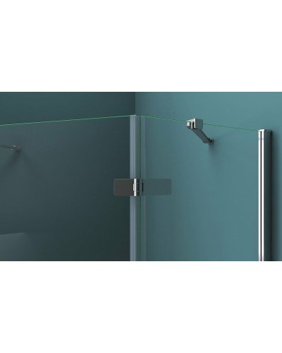 Душевой уголок BelBagno Kraft 80х80 KRAFT-P-1-80-C-Cr-R профиль Хром стекло прозрачное