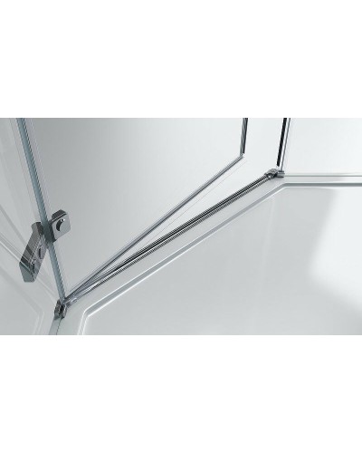 Душевой уголок BelBagno Kraft 80х80 KRAFT-P-1-80-C-Cr-R профиль Хром стекло прозрачное