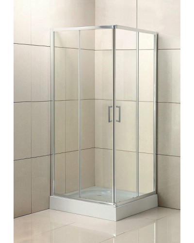 Душевой уголок BelBagno Uno 85х85 UNO-195-A-2-85-C-Cr профиль Хром стекло прозрачное