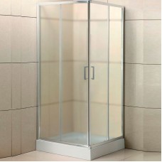 Душевой уголок BelBagno Uno 85х85 UNO-195-A-2-85-P-Cr профиль Хром стекло рифленое