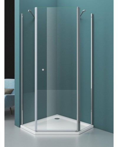 Душевой уголок BelBagno Etna 90х90 ETNA-P-1-90-C-Cr профиль Хром стекло прозрачное