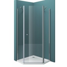 Душевой уголок BelBagno Etna 90х90 ETNA-P-1-90-C-Cr профиль Хром стекло прозрачное