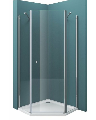 Душевой уголок BelBagno Etna 90х90 ETNA-P-1-90-C-Cr профиль Хром стекло прозрачное
