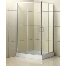 Душевой уголок BelBagno Uno 90х70 UNO-195-AH-2-90/70-C-Cr профиль Хром стекло прозрачное