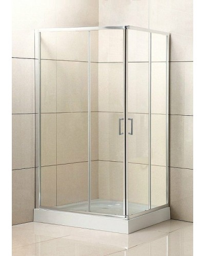 Душевой уголок BelBagno Uno 90х70 UNO-195-AH-2-90/70-C-Cr профиль Хром стекло прозрачное