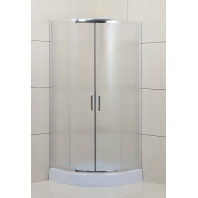 Душевой уголок BelBagno Uno 80х80 UNO-195-R-2-80-P-Cr профиль Хром стекло рифленое