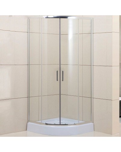 Душевой уголок BelBagno Uno 95х95 UNO-195-R-2-95-C-Cr профиль Хром стекло прозрачное