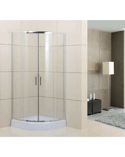 Душевой уголок BelBagno Uno 95х95 UNO-195-R-2-95-C-Cr профиль Хром стекло прозрачное