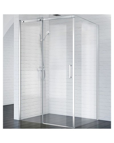 Душевой уголок BelBagno Acqua 140х80 ACQUA-AH-1-140/80-C-Cr профиль Хром стекло прозрачное