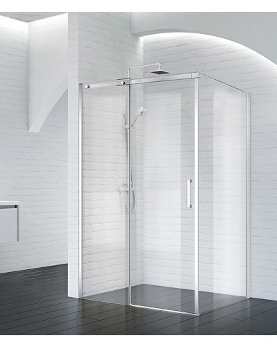 Душевой уголок BelBagno Acqua 150х100 ACQUA-AH-1-150/100-C-Cr профиль Хром стекло прозрачное