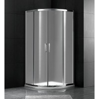 Душевой уголок Gemy Victoria 80х80 S30062M профиль Хром стекло матовое