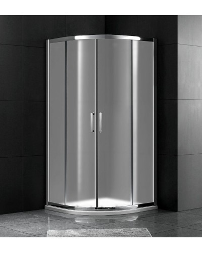 Душевой уголок Gemy Victoria 80х80 S30062M профиль Хром стекло матовое