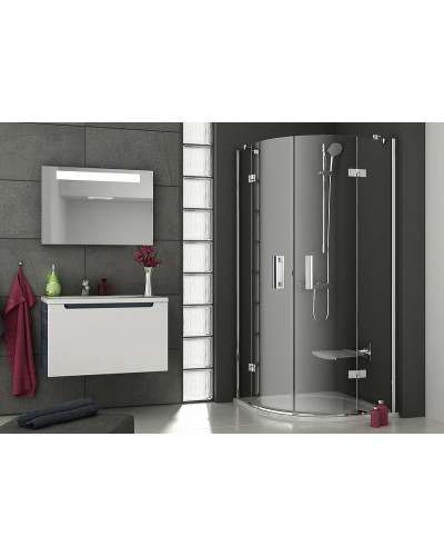 Душевой уголок Ravak Smartline SMSKK4-80 80x80 3S244A00Y1 профиль Хром стекло Transparent