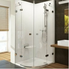 Душевой уголок Ravak Brilliant BSKK4-100 100х100 3U2AAA00Y1 профиль Хром стекло Transparent