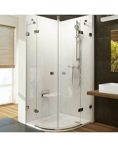 Душевой уголок Ravak Brilliant BSKK4-100 100х100 3U2AAA00Y1 профиль Хром стекло Transparent