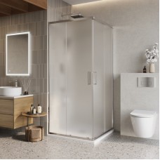 Душевой уголок BelBagno LUCE-A-2-90-P-Cr