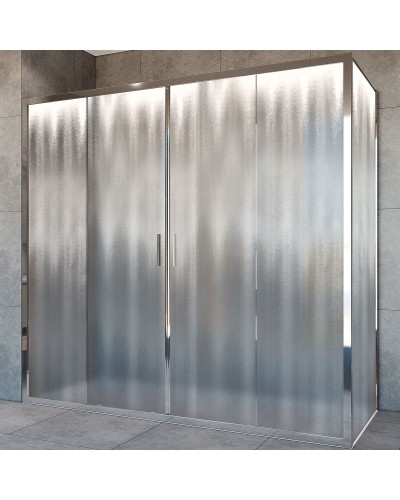 Душевой уголок Vincea Garda 170x80 VSR-1G28017CH профиль Хром стекло шиншилла