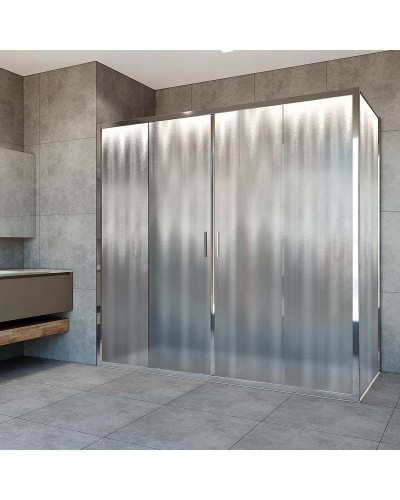 Душевой уголок Vincea Garda 180x100 VSR-1G21018CH профиль Хром стекло шиншилла