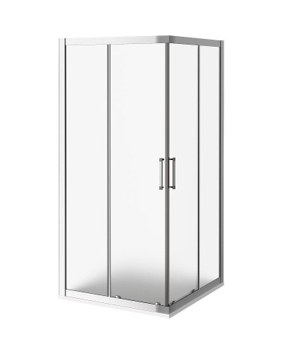 Душевой уголок Good Door Latte CR-90-G-WE 90x90 профиль Белый стекло Grape