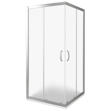 Душевой уголок Good Door Infinity CR-80-G-CH 80х80 профиль Хром стекло Грейп
