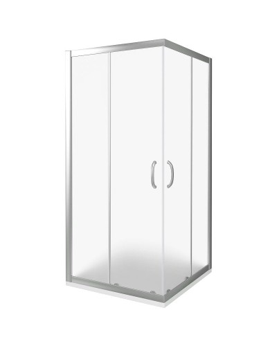 Душевой уголок Good Door Infinity CR-80-G-CH 80х80 профиль Хром стекло Грейп