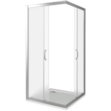 Душевой уголок Good Door Infinity CR-80-G-CH 80х80 профиль Хром стекло Грейп