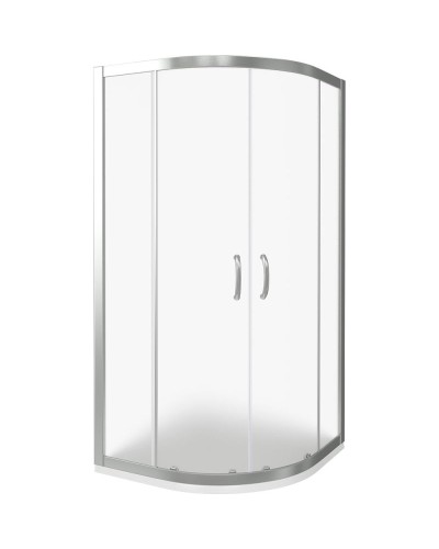 Душевой уголок Good Door Infinity R-90-G-CH 90x90 профиль Хром стекло Грейп