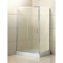 Душевой уголок BelBagno Uno 120x80 UNO-AH-1-120/80-P-Cr профиль Хром стекло рифленое