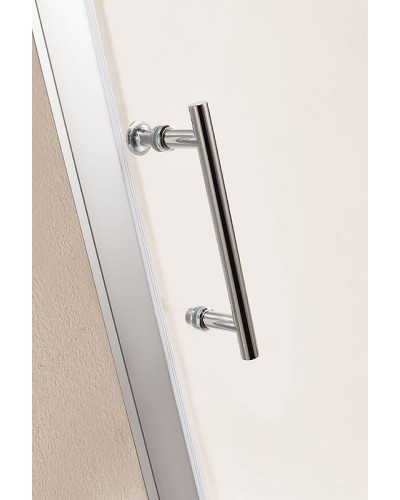 Душевой уголок Cezares Eco 90x90 ECO-O-R-2-90-P-Cr профиль Хром стекло рифленое