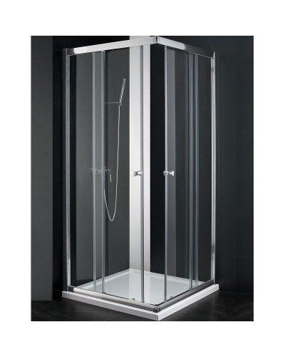 Душевой уголок Cezares Anima 90x90 ANIMA-W-A-2-90-C-Cr-IV профиль Хром стекло прозрачное