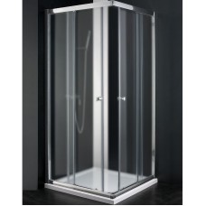 Душевой уголок Cezares Anima 100x100 ANIMA-W-A-2-100-P-Cr профиль Хром стекло рифленое