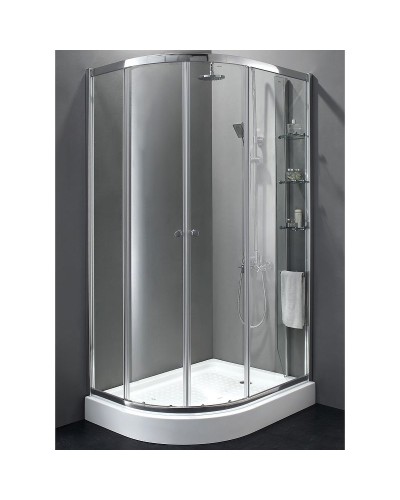 Душевой уголок Cezares Anima 120x100 R ANIMA-W-RH-2-120/100-C-Cr-R профиль Хром стекло прозрачное