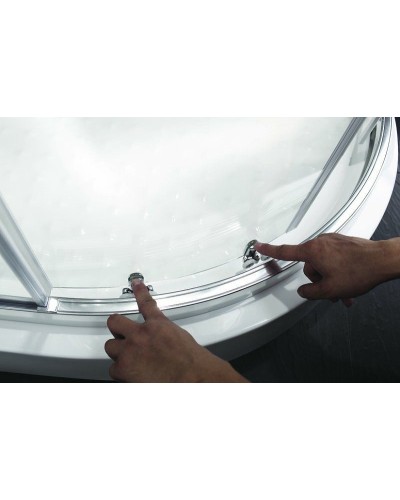 Душевой уголок Cezares Anima 120x100 R ANIMA-W-RH-2-120/100-P-Cr-R профиль Хром стекло рифленое