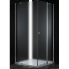 Душевой уголок Cezares Elena 100x100 R ELENA-W-A-12-100-P-Cr-R профиль Хром стекло рифленое