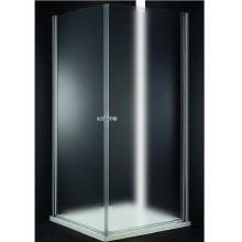 Душевой уголок Cezares Elena 80x80 ELENA-W-A-2-80-P-Cr профиль Хром стекло рифленое