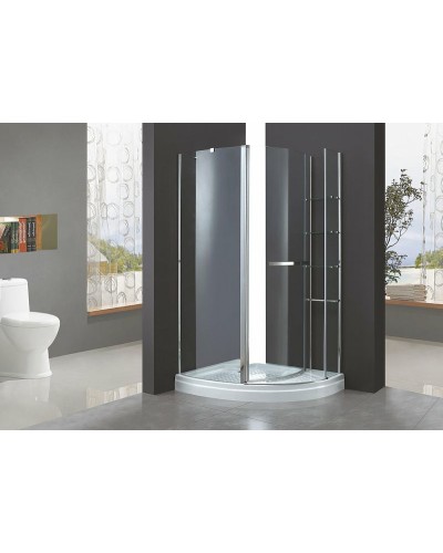 Душевой уголок Cezares Elena 120x90 R ELENA-W-RH-1-120/90-C-Cr-R профиль Хром стекло прозрачное