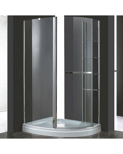 Душевой уголок Cezares Elena 120x90 R ELENA-W-RH-1-120/90-C-Cr-R профиль Хром стекло прозрачное