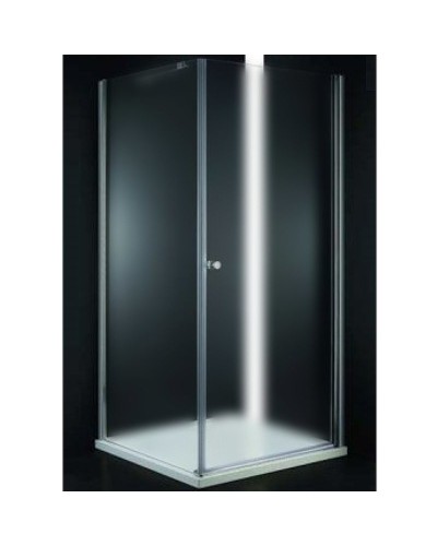 Душевой уголок Cezares Elena 80x80 R ELENA-W-A-1-80-P-Cr-R профиль Хром стекло рифленое