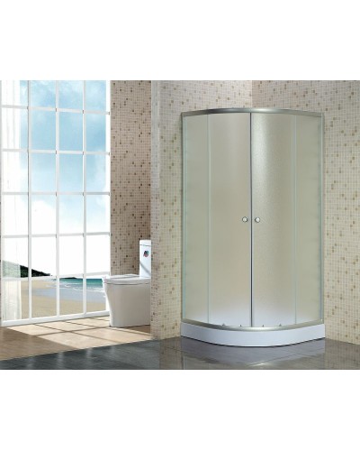 Душевой уголок Niagara Eco 80x80 NG-003-14N профиль Хром матовый стекло матовое