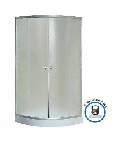 Душевой уголок Niagara Eco 90x90 NG-007-14N профиль Хром матовый стекло матовое