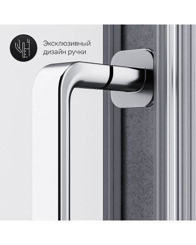 Душевой уголок AM.PM Like Solo Slide 120х80 W83G-302U120CG64 профиль Хром матовый стекло тонированное