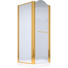 Душевой уголок Migliore Diadema 90x90 R 22672 профиль Золото стекло матовое