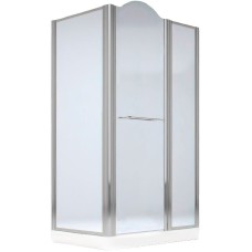 Душевой уголок Migliore Diadema 120x80 R 22676 профиль Хром стекло матовое