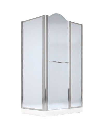 Душевой уголок Migliore Diadema 120x80 R 22676 профиль Хром стекло матовое