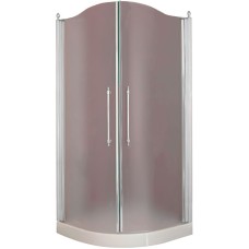 Душевой уголок Migliore Diadema 90x90 22682 профиль Хром стекло матовое