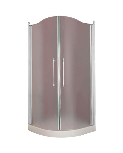 Душевой уголок Migliore Diadema 90x90 22682 профиль Хром стекло матовое